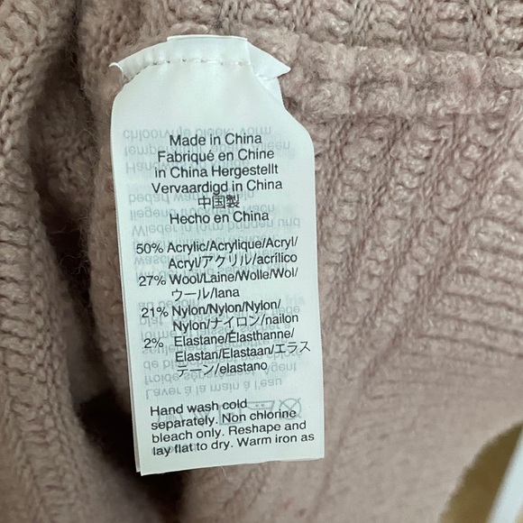 Madewell Dusty Lavender Purple Cowl Neck Sweater - Picture 3 of 10